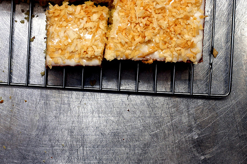 Key lime coconut cake