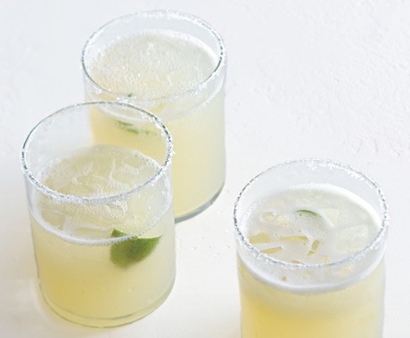 Key lime margaritas