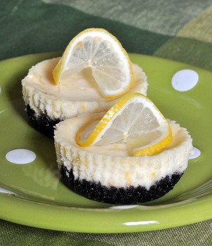 Key lime mini cheesecakes