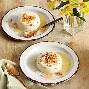 Key lime panna cotta