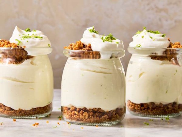 Key lime pie mousse