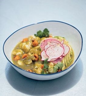 Key West pink shrimp aguachile