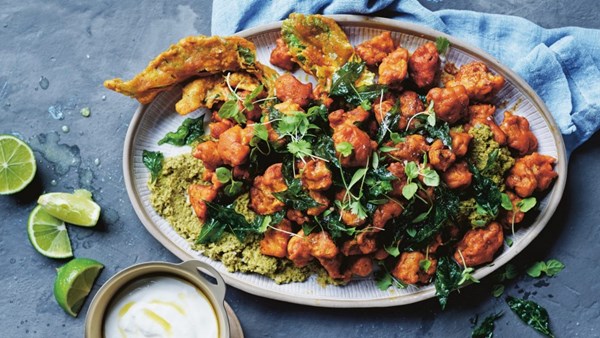 KFC: Keralan fried cauliflower with coconut chutney