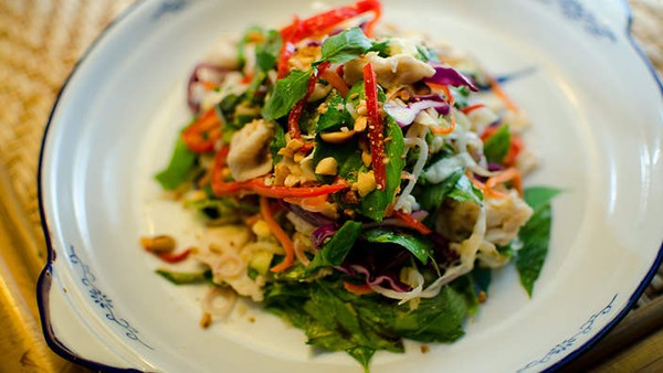 Khmer fish salad