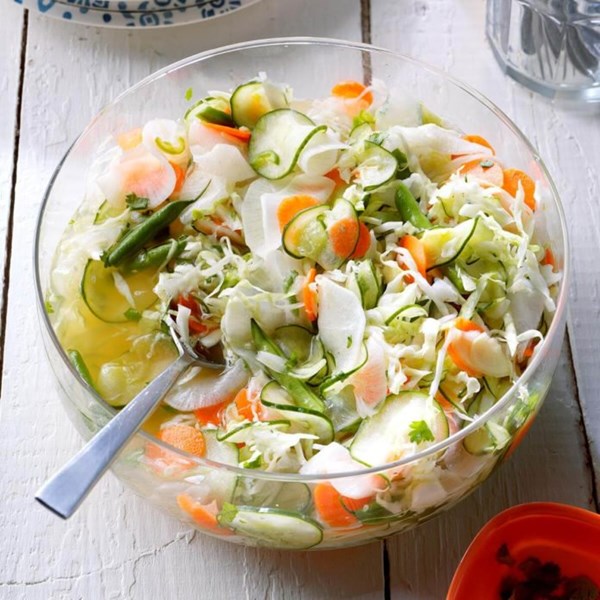 Khmer pickled vegetable salad