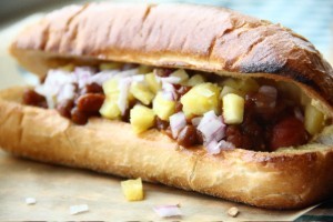 Kicked-up hot dogs