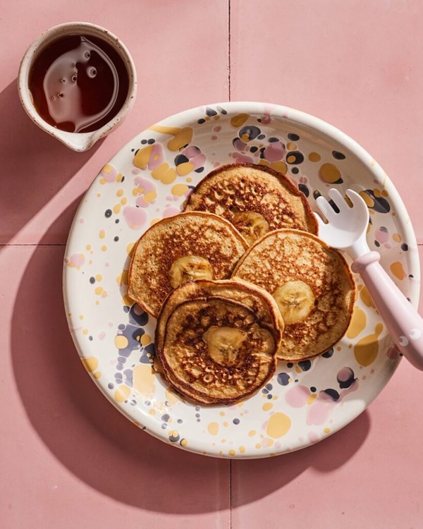 Kid friendly banana pancakes