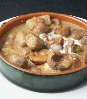 Kidneys sauté Turbigo