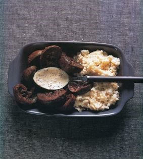 Kidneys with mustard cream & celeriac mash