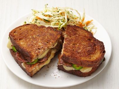 Kielbasa grilled cheese