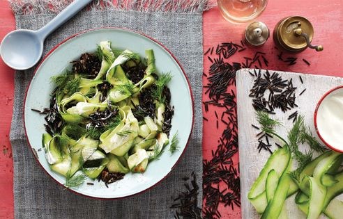 Killer cucumber & wild rice salad