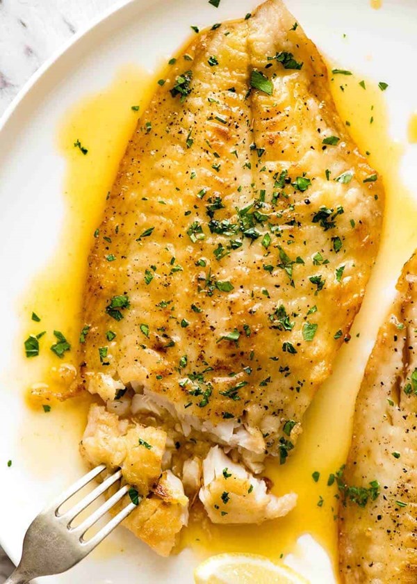 Killer lemon butter sauce for fish