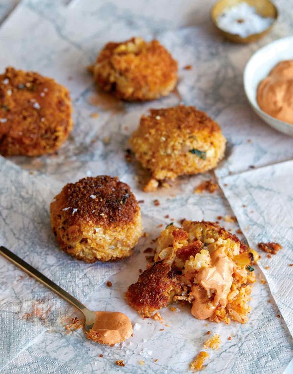Kimchi arancini