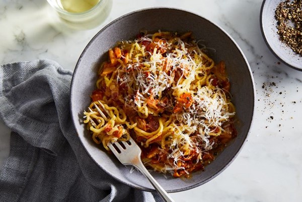 Kimchi carbonara
