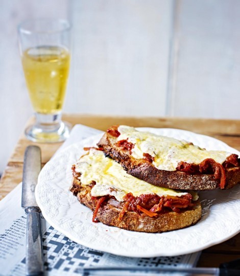 Kimchi cheese on toast