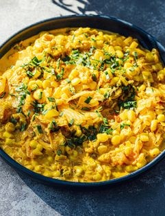 Kimchi creamed corn