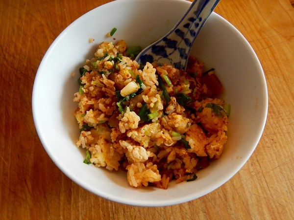 Kimchi fried rice (Hánguó pàocài chǎofàn / 韓國泡菜炒飯)