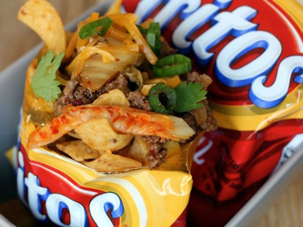 Kimchi Frito pie