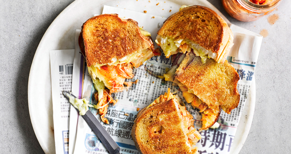 Kimchi grilled cheese