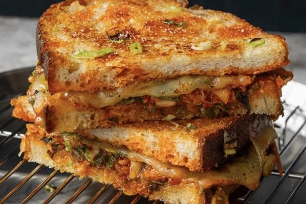 Kimchi grilled cheese