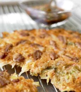 Kimchi pancakes (Kimchi jeon)