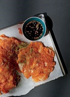 Kimchi pancakes (Kimchi jeon)