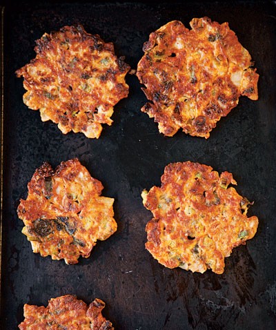 Kimchi pancakes (Kimchi jeon)