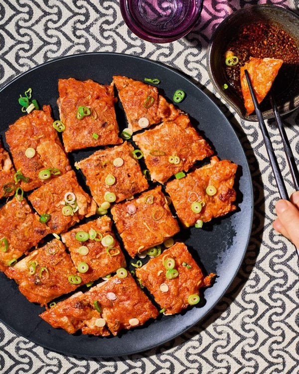 Kimchi pancakes (Kimchijeon) [Dana Choi]