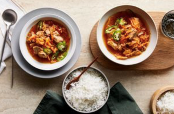Kimchi pork stew (Kimchi jjigae) [Eun Hee An]