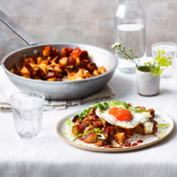 Kimchi potato hash