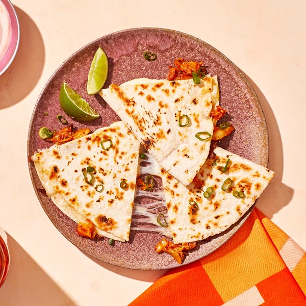 Kimchi quesadillas 