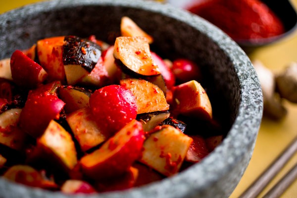 Kimchi radish pickle