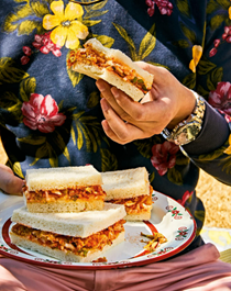 Kimchi sandwiches