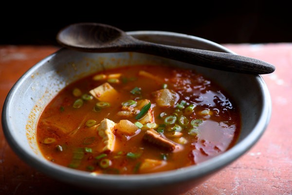 Kimchi soup (Jigae)