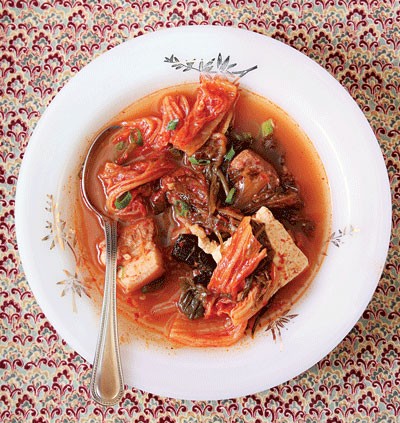 Kimchi stew (Kimchi jigae)