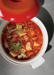 Kimchi stew (Kimchi jjigae)