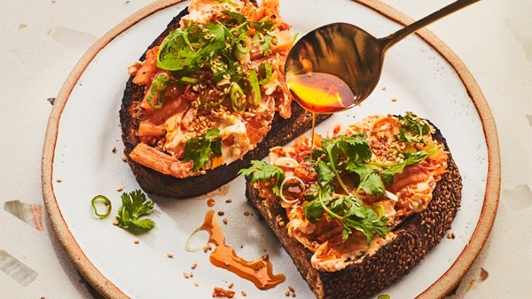 Kimchi toast