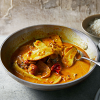 King oyster coconut curry