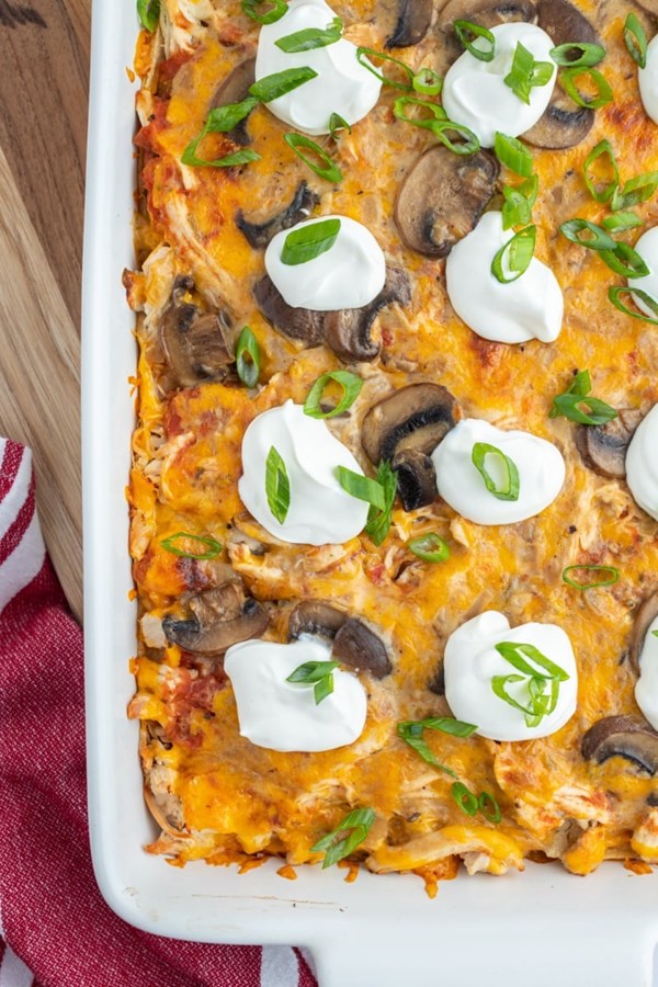King Ranch chicken casserole