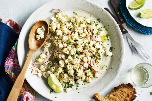 Kingfish & prawn ceviche