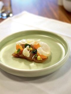 Kingfish burnt mandarin