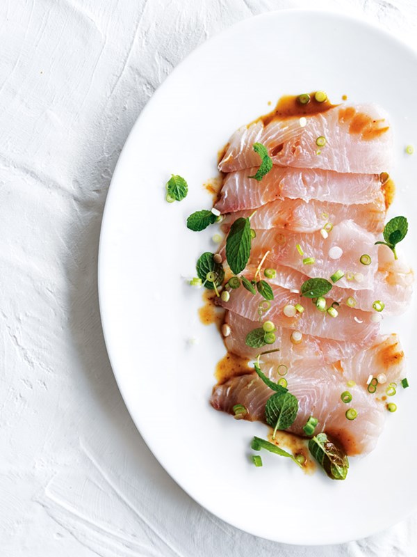Kingfish with chilli-soy dressing