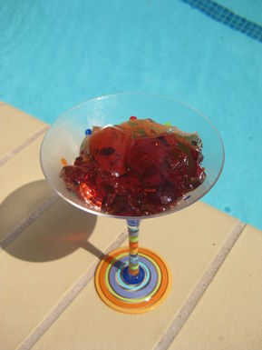 Kir royale jello shots