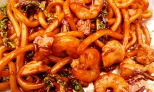 KL black noodles (KL Hokkien mee) 