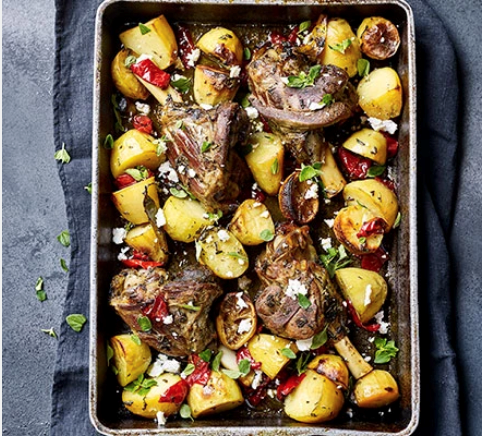 Kleftiko-style lamb shanks