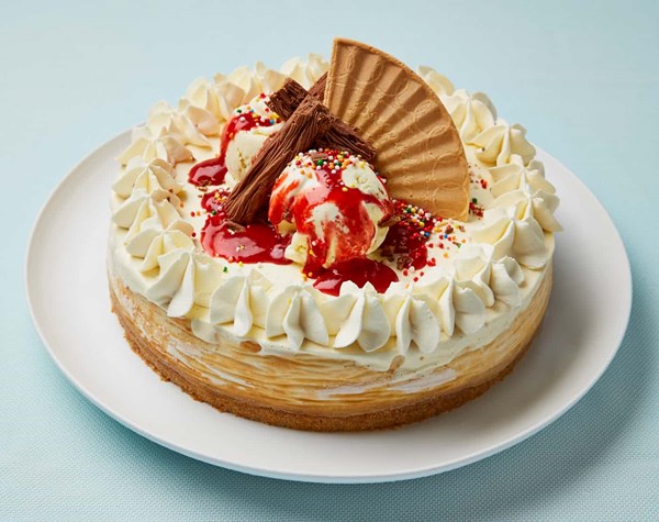 Knickerbocker glory cheesecake