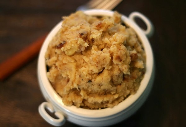 Knish-style kasha mashed potatoes