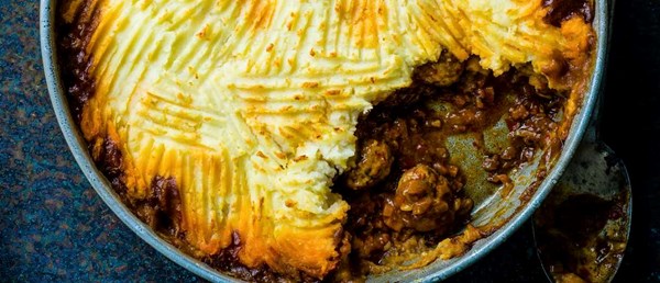 Kofte shepherd's pie