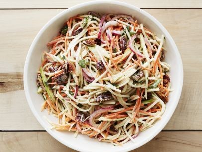 Kohlrabi-blue cheese slaw