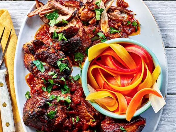 Koji-brined pork shoulder